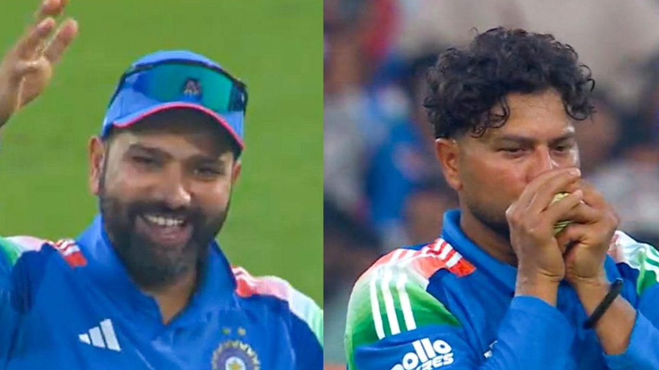 IND vs SA : ‘तू परत जा…’ DRS घेण्यावरुन रोहित शर्माने कुलदीप यादवची उडवली खिल्ली, सोशल मिडियावर वाऱ्यासारखा Video Viral