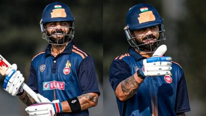 शतकापासून हूकला ‘किंग’ कोहली…स्फोटक फलंदाजीने वेधले लक्ष! दिल्लीसाठीच्या त्याच्या ‘शेवटच्या’ सामन्यात केल्या इतक्या धावा