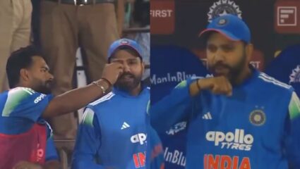 तुटलेल्या पापणीला रोहित शर्माने काय केली इच्छा! 2027 चा विश्वचषक की…पहा Funny Viral Video
