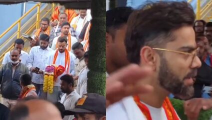 फलंदाजीने कहर केल्यानंतर विराट कोहली झाला भक्तीत विलीन! मालिका जिंकल्यानंतर लगेचच या भव्य मंदिराला दिली भेट