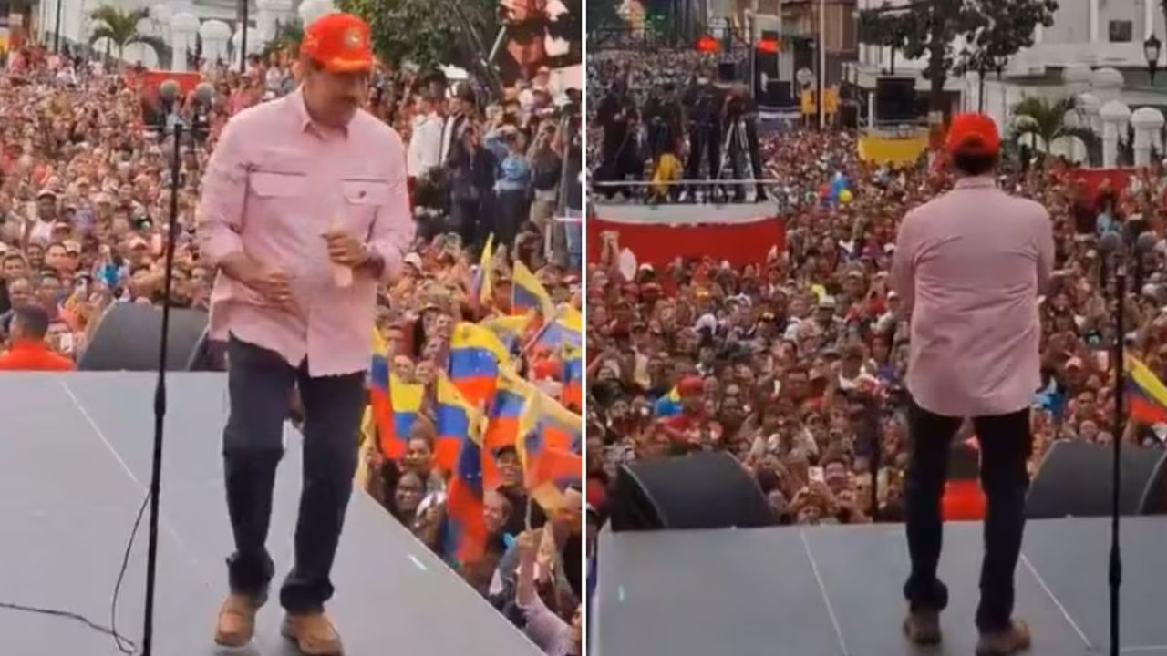 ट्रम्प हल्ल्याच्या तयारीत… पण मादुरो निर्धास्त! व्हेनेझुएलाचे अध्यक्ष जनतेसोबत थिरकताना दिसले, VIDEO VIRAL