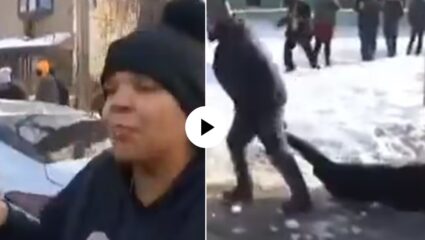 माणूस आहे की हैवान? ICE एजंट्सने गरोदर महिलेला भररस्त्याने नेलं ओढत, Video Viral होताच नेटकऱ्यांचा संताप