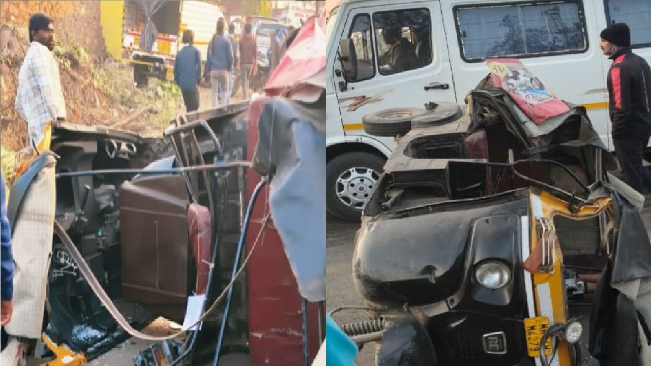 चाकण–तळेगाव महामार्गावर टेम्पो–रिक्षाची जोरदार धडक; मृत्यूंचा धक्कादायक आकडा समोर