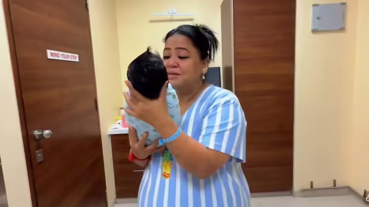 भारती सिंगने दोन दिवसांनी दाखवली काजूची झलक, बाळाला हातात घेऊन कॉमेडियन भावुक; म्हणाली…