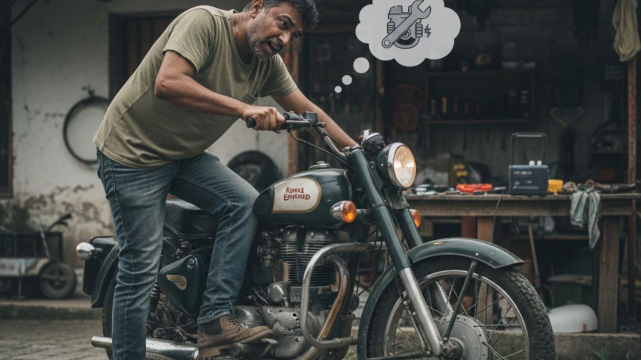 10 वेळा किक मारली आणि सेल्फ स्टार्टवर सुद्धा बाईक चालू होईना! ‘या’ सोप्या टिप्स वापरून पाहाच