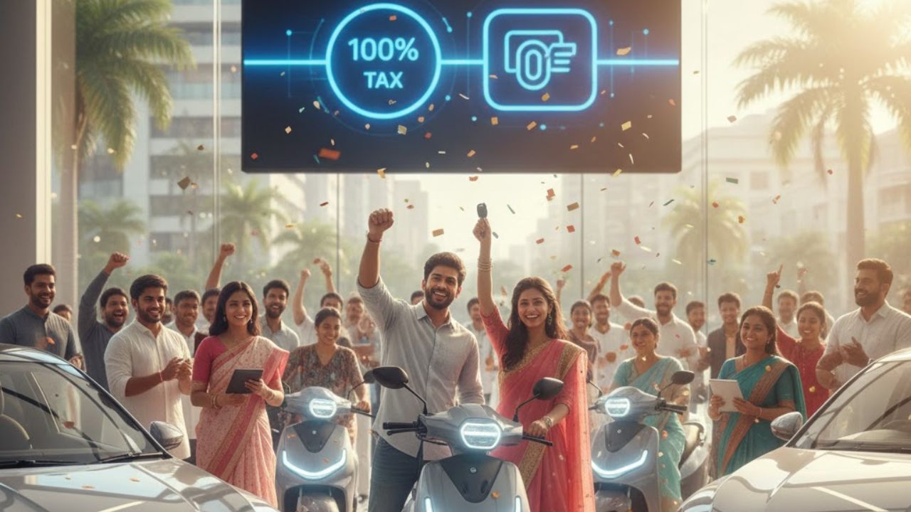 ‘या’ राज्यातील EV खरेदीदारांची बल्ले बल्ले! रोड टॅक्समधून मिळणार 100 टक्क्यांची सूट, रजिस्ट्रेशनसाठी सुद्धा एकही पैसे लागणार