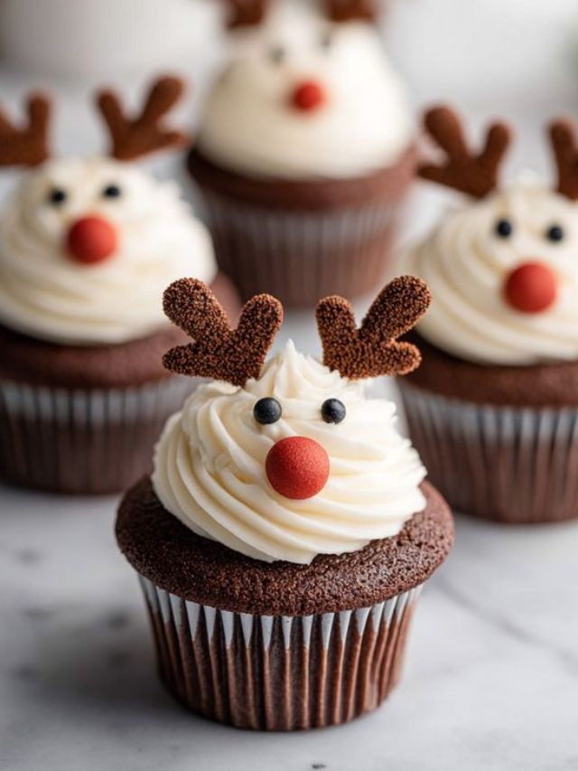 ख्रिसमस स्पेशल घरी बनवा बेकरीसारखे चॉकलेट कपकेक