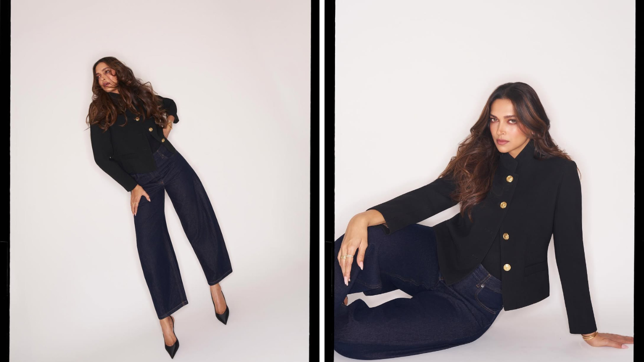 दीपिकाने हेअरस्टाईलदेखील अगदी साधी केली असून केसांना थोडा कर्ल लुक दिलाय आणि तिचे ब्राऊन शेड असणार केस अधिक सौंदर्यात भर घालत आहेत 