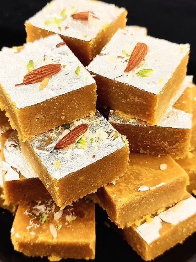 हॉटेल स्टाइल बेसन बर्फीची रेसिपी, 15 दिवस राहील फ्रेश