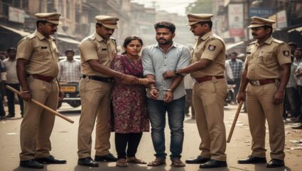 अवैध संबंधांना विरोध केला म्हणून पतीचे हातपाय तोडले, पत्नी आणि प्रियकरासह चौघांना अटक