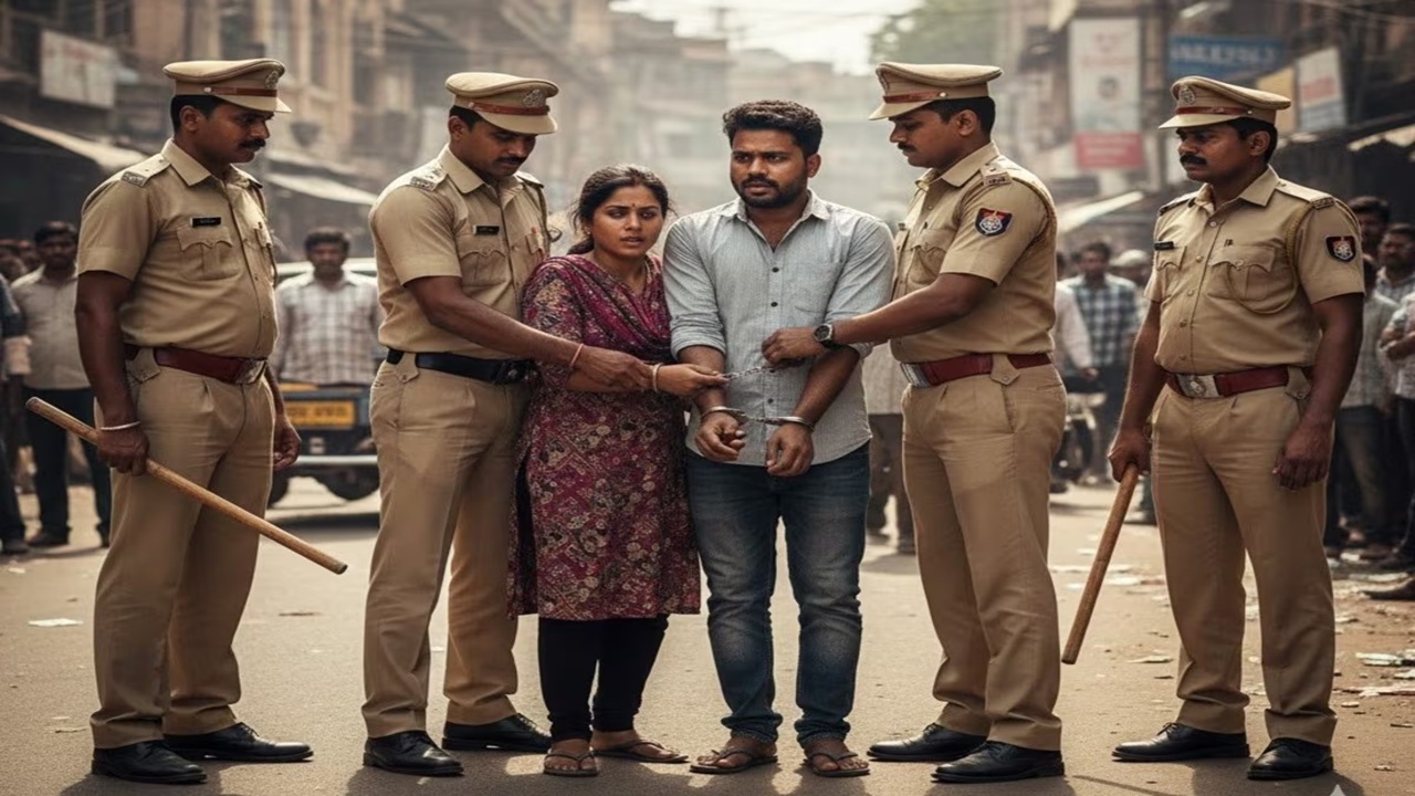 अवैध संबंधांना विरोध केला म्हणून पतीचे हातपाय तोडले, पत्नी आणि प्रियकरासह चौघांना अटक