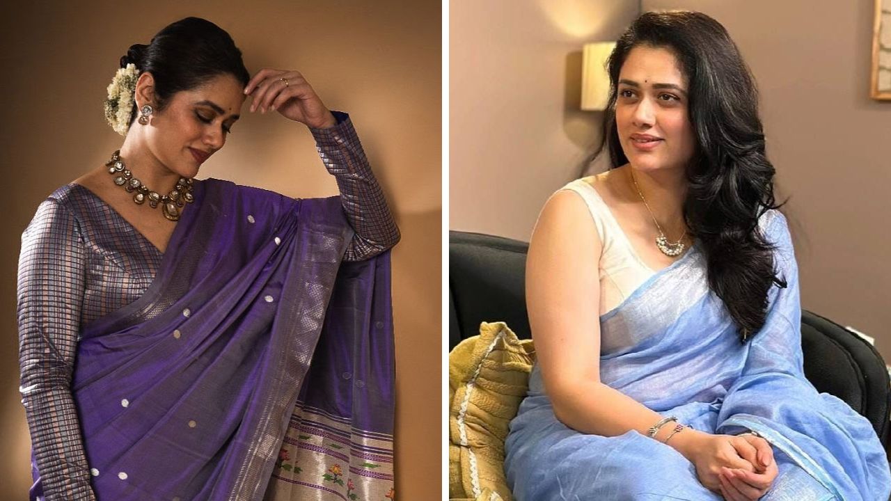 girija oak: नॅशनल क्रशचे साडी कलेक्शन चर्चेत; “ही साडी तर किडनीच्या किंमतीइतकी!”,तर काही 50-60 वर्ष आहेत जुन्या