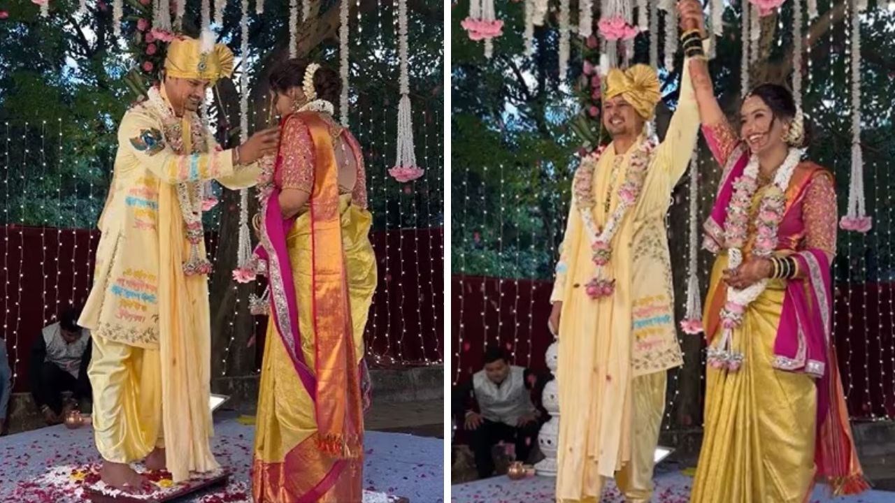 Jay Dudhane Marriage : शुभमंगल सावधान! बिग बॉस मराठी फेम जय दुधाणे अडकला लग्नबंधनात, लग्नाचे फोटो आले समोर