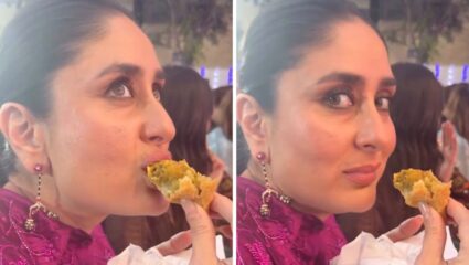 लपून- छपून kareenaने खाल्ला समोसा, करण जोहरने शेअर केला व्हिडिओ; बेबोचे Reaction Viral