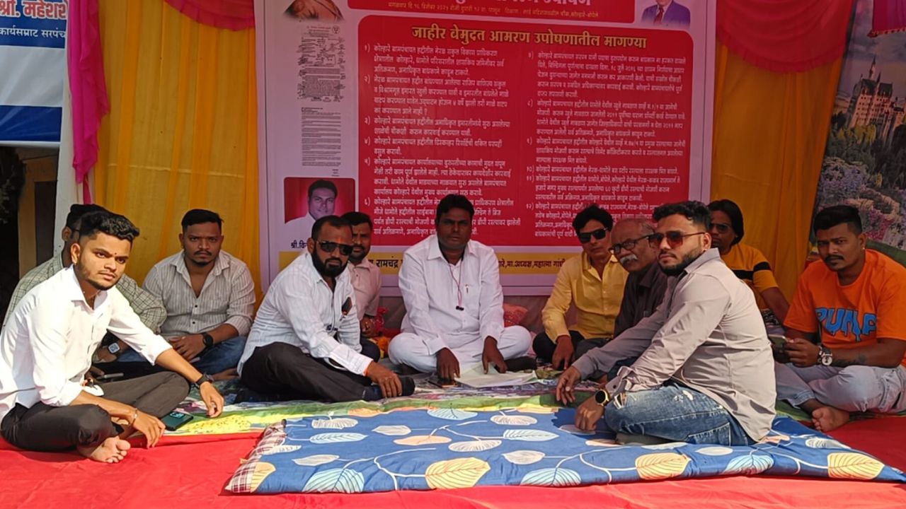 Karjat News : अनधिकृत बांधकामांना अभय कोणाचं ? आता कागद नको कारवाई हवी,अतिक्रमणावर गावकऱ्यांची नाराजी