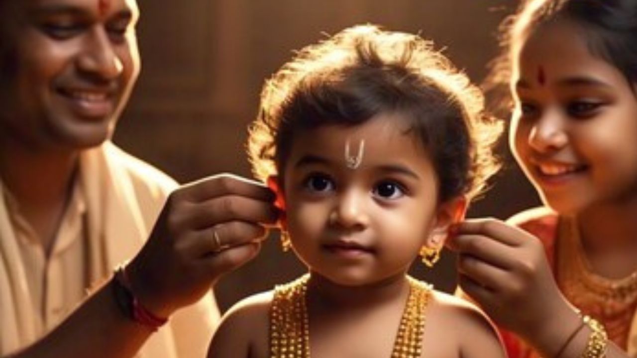 कर्णवेध संस्कार म्हणजे नेमकं काय? लहान मुलांचे कान टोचण्यामागे आहेत वैज्ञानिक कारणं
