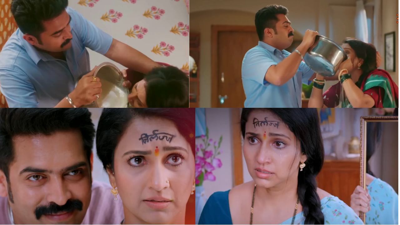 संतापाच्या भरात नवऱ्याने बायकोच्या कपाळावर लिहिले ‘निर्लज्ज’, ‘या’ मालिकेवर प्रेक्षकांनी केला संताप व्यक्त, गाठला कळस