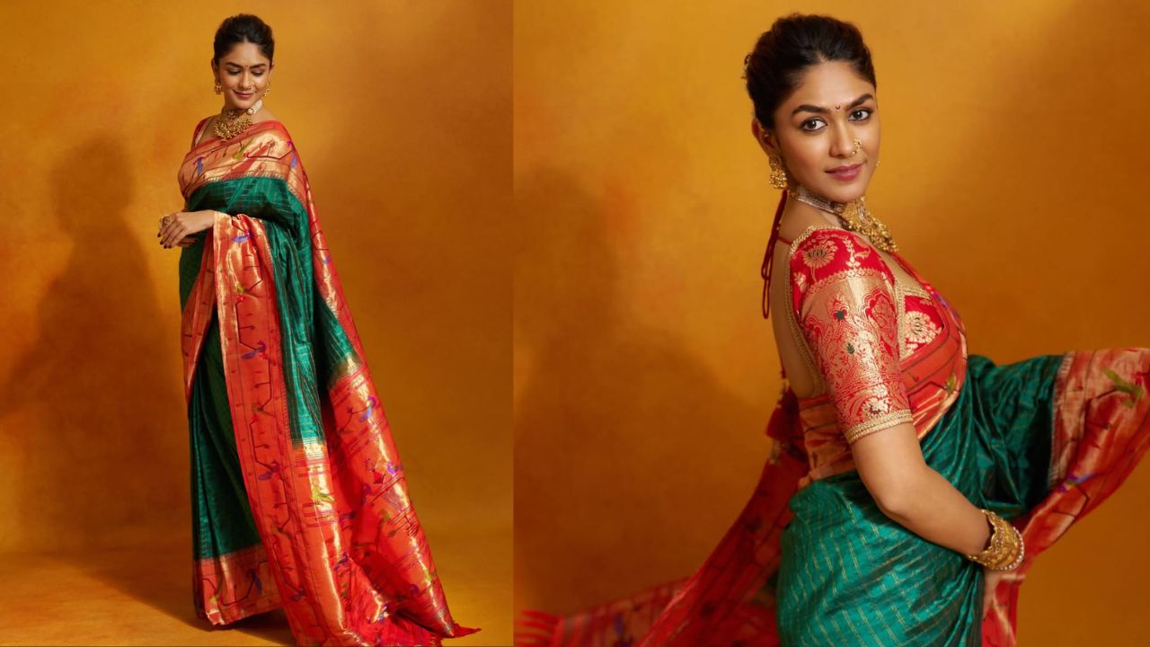 कुटुंबाबरोबरचे हे फोटो मृणाालने तिच्या सोशल मीडियावरुन शेअर केले आहेत.