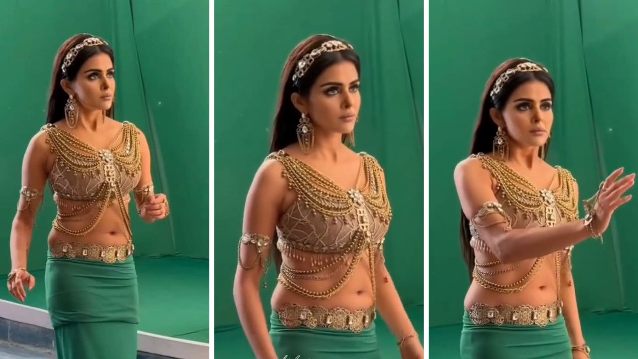 Video : Naagin 7 च्या सेटवरून Priyanka Chahar Choudharyचा पहिला व्हिडिओ लीक, इंटरनेटवर धुमाकूळ