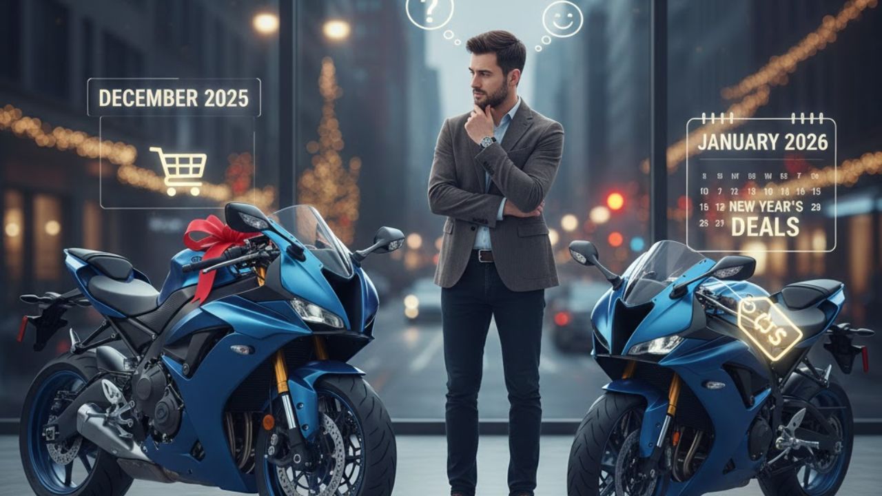 December 2025 मध्ये बाईक खरेदी करू की नवीन वर्षाची वाट पाहू? जाणून घ्या सोपे उत्तर