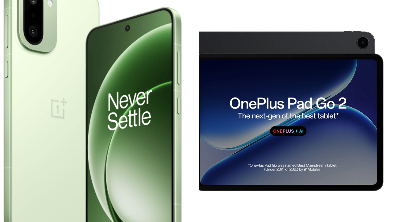 महाबॅटरीसह OnePlus 15R आणि OnePlus Pad Go 2 भारतात लाँच, फिचर्स आणि किंमत वाचून डोळेच विस्फारतील
