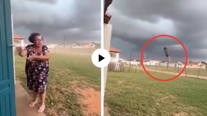 भयंकर! चक्रीवादळाने महिलेला अक्षरशः ओढलं अन् क्षणार्धात ती थेट हवेत उडून गेली, पाहणाऱ्यांचाही अंगावर आला काटा; Video Viral