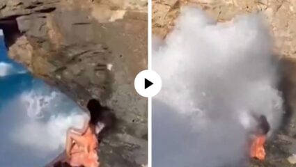 एका फोटोने केला घात! नदीकिनारी फोटोशूट करत होती महिला, तितक्यात लाट आली अन्… घटनेचा लाइव्ह Video Viral