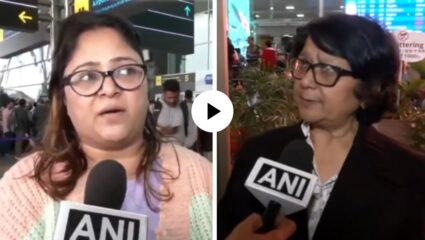 Indigo Crisis : एकीच्या हातात पतीच्या मृत्यूचं कफिन तर दुसरीच्या हातात वडिलांच्या अस्थी… मन हेलवणारी दृश्ये अन् Video Viral