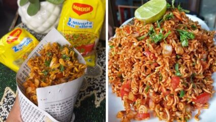कुरकुरीत, चटाकेदार ‘मॅगी भेळ’ तुम्ही खाल्ली आहे का? संध्याकाळच्या नाश्त्याला बनवा आणि कुटुंबाला खाऊ घाला