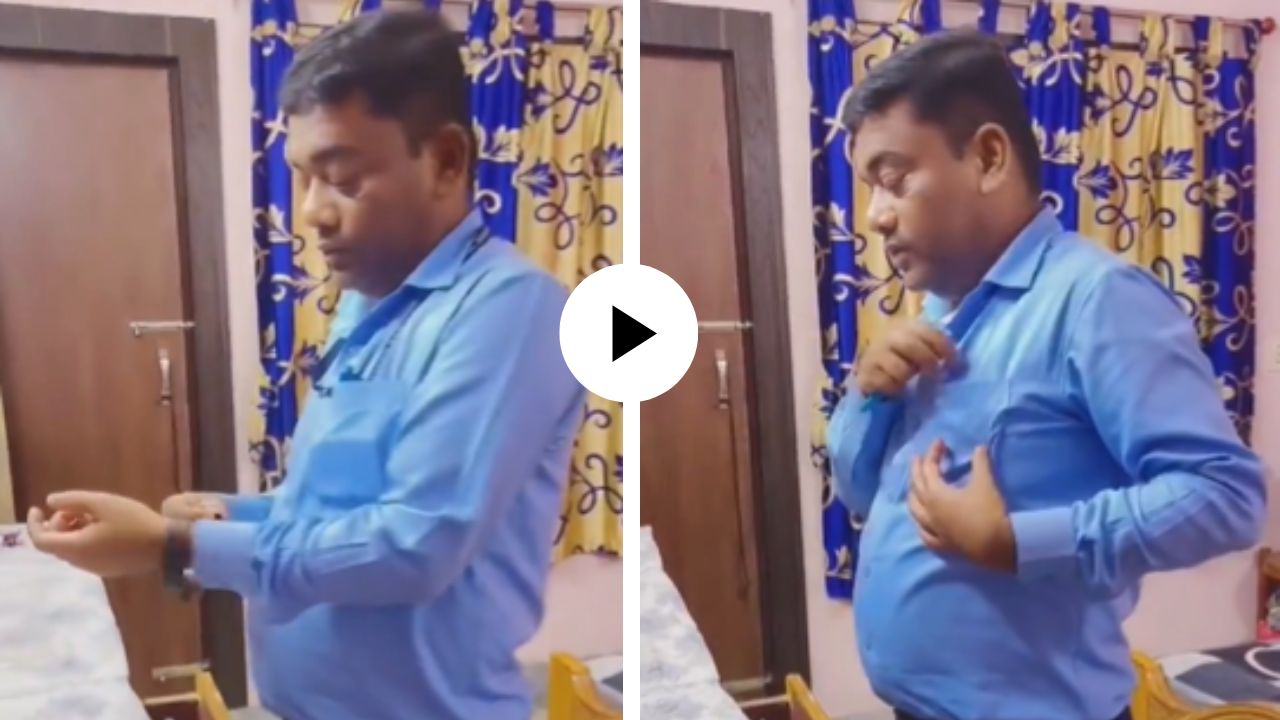 आम्हाला 16 तास, कामाला 72 तास? कामावरून थकून आलेल्या रेल्वे कर्मचाऱ्याला पत्नीने सुनावले खडेबोल; Video Viral