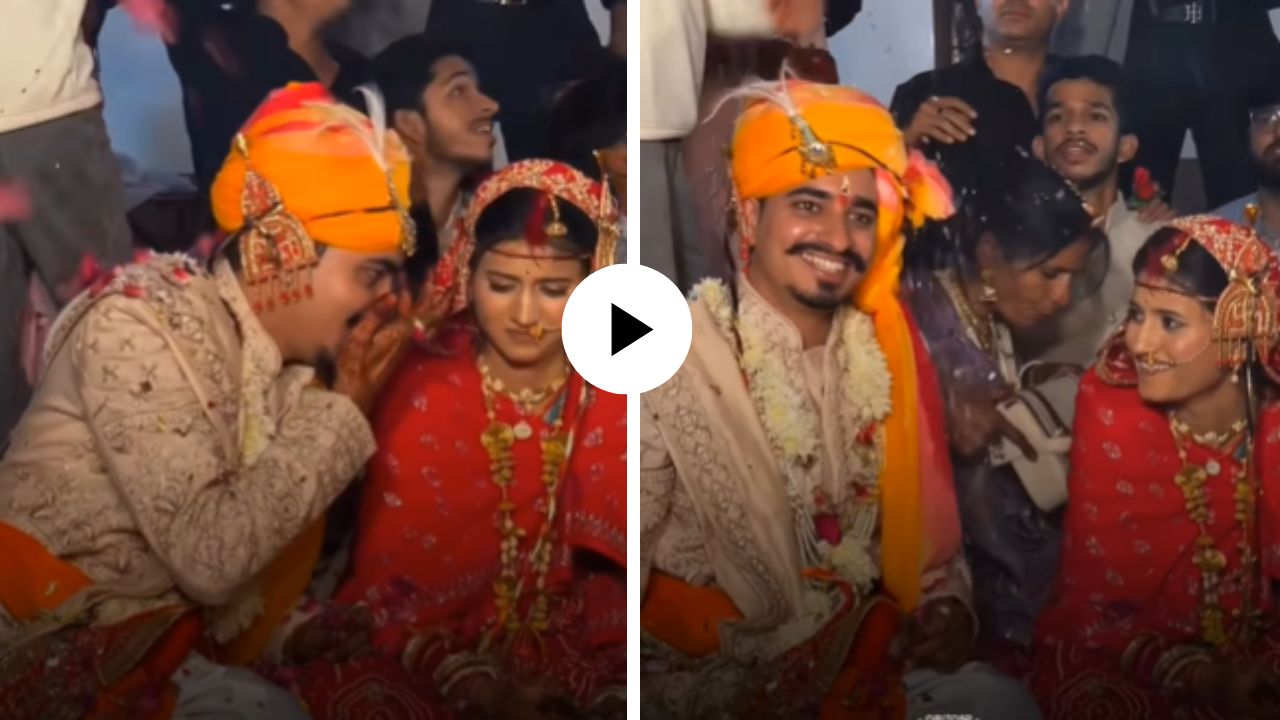 “तेरे माथे के कुमकुम को…” पतीने लावला पत्नीच्या कपाळावरील कुंकवाचा टिळक, लहानश्या कृतीने जिंकले लाखो युजर्सचे मन; Video Viral