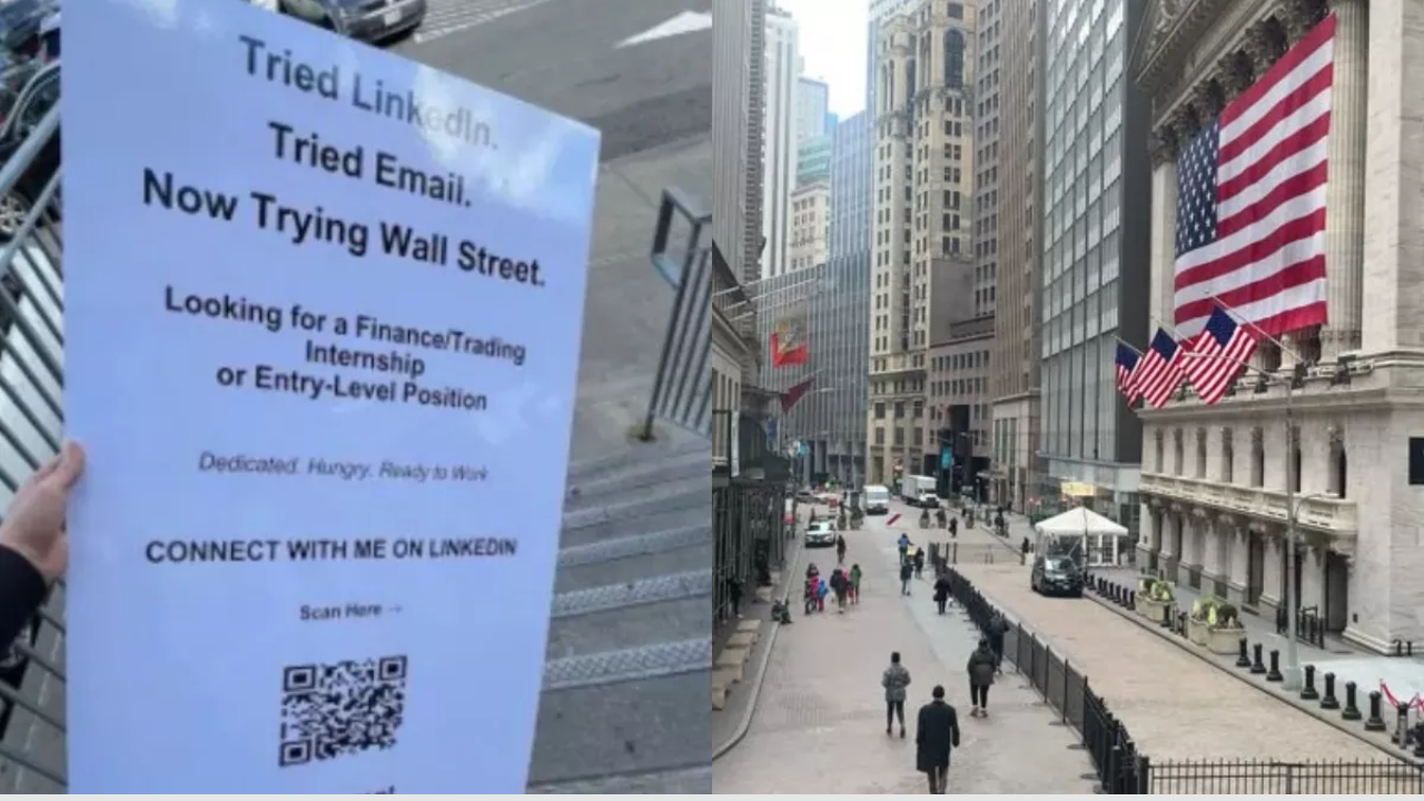 नोकरी मिळाली नाही तर भाऊ उतरला रस्त्यावर! पोस्टर घेऊन फिरू लागला गल्लोगल्लीत