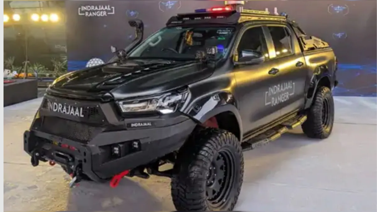 अँटी-ड्रोन पेट्रोल वाहन इंद्रजाल रेंजर! एआय-आधारित प्रगत कमांड सिस्टम