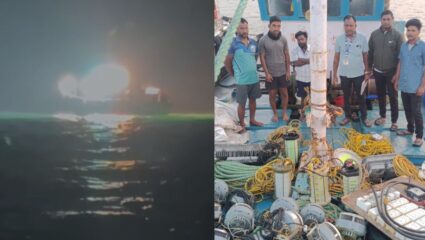 Raigad News : अनधिकृत मासेमारीवर मत्स्यविभागाची कारवाई; मच्छिमारांच्या नौका केल्या जप्त