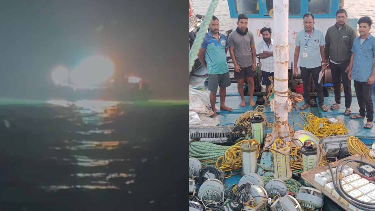 Raigad News : अनधिकृत मासेमारीवर मत्स्यविभागाची कारवाई; मच्छिमारांच्या नौका केल्या जप्त