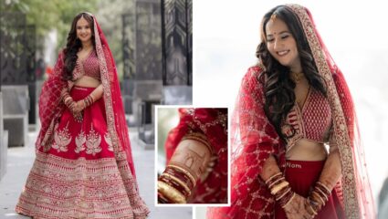 Roopal Tyagi Wedding: टीव्ही फेम ‘गुंजन’चा लग्नसोहळा चर्चेत; लाल जोडा आणि खास मेहंदीने वेधले चाहत्यांचे लक्ष