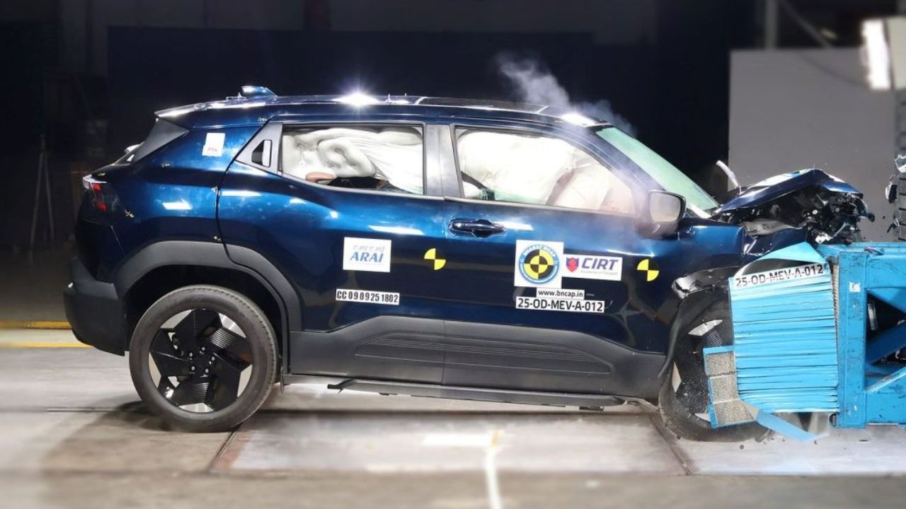 Maruti E Vitara तुमच्यासाठी किती सुरक्षित? Bharat NCAP च्या सेफ्टी टेस्टमध्ये किती मिळाली रेटिंग?