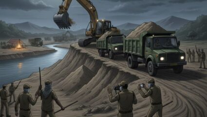 Ahilyanagar News: कर्जतमध्ये वाळू तस्करांची थेट अधिकाऱ्यांना जीवे मारण्याची धमकी