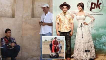 राजकुमार हिरानींच्या ‘पीके’ला ११ वर्षे पूर्ण; Sanjay Duttच्या भैरों सिंह भूमिकेची BTS झलक समोर