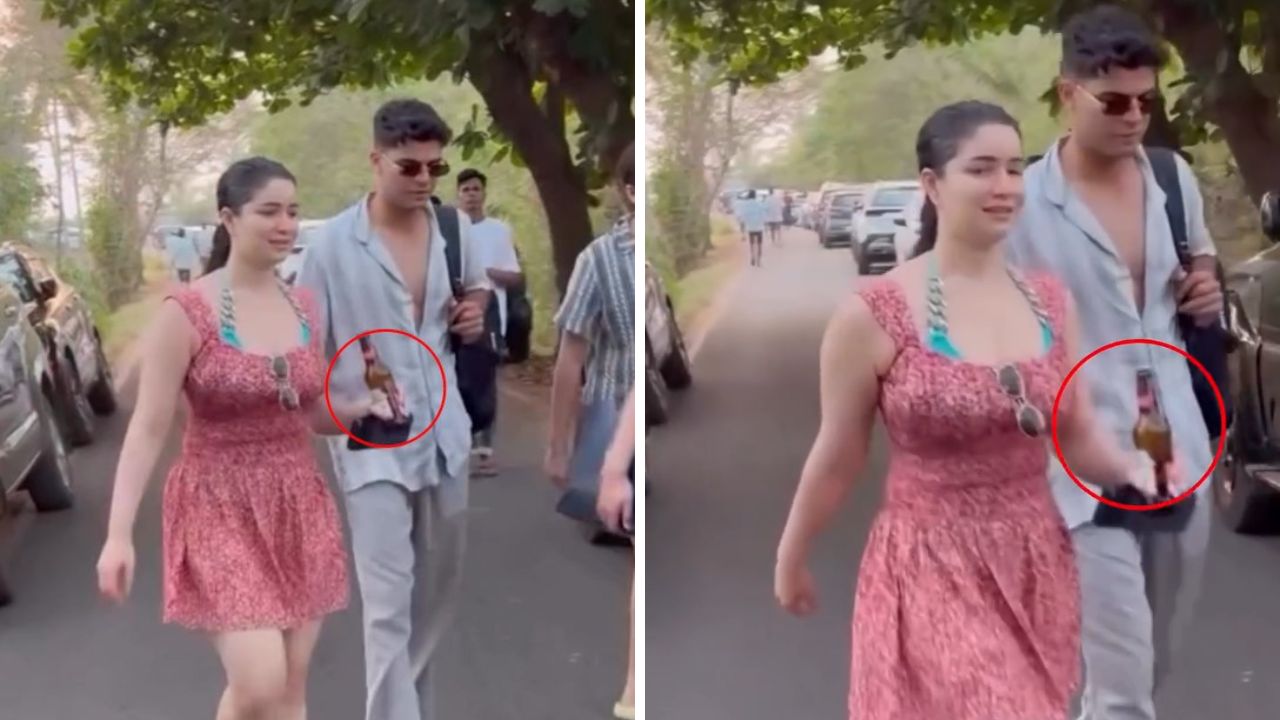 हातात बिअरची बाटली घेऊन रस्त्यावर फिरताना दिसली सचिन तेंडुलकरची लेक? Saraचा अंदाज पाहून नेटकरी हैराण!