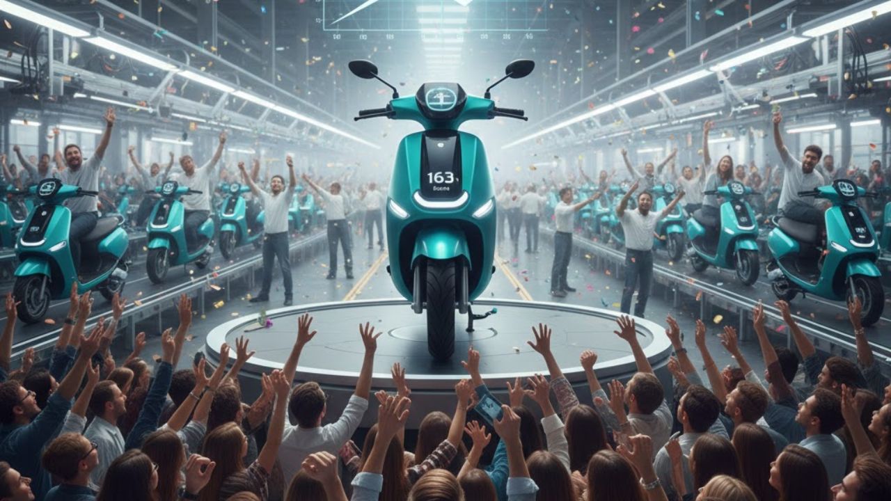 163 KM ची रेंज देणाऱ्या ‘या’ E Scooter समोर ग्राहक नतमस्तक! मागणी इतकी की 6 महिन्यात प्रोडक्शन दुप्पट
