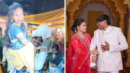 लग्नानंतर सूरज चव्हाणची पहिली पोस्ट, पत्नी सोबत गेला जेजुरीला, म्हणाला, ”जी होती मनात…”