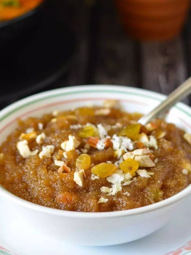 हिवाळ्यात बनवा पौष्टिक आणि चविष्ट रताळ्याचा शिरा