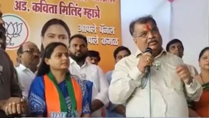 Thane : रवींद्र चव्हाण, मिलिंद म्हात्रे यांच्या उपस्थितीत प्रभाग २९ मध्ये नव्या कार्यालयाचा शुभारंभ