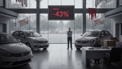 Tata Motors च्या ‘या’ Car वरून ग्राहकांचा विश्वास उडाला! नोव्हेंबर 2025 मध्ये थेट 43 टक्क्यांनी विक्री घसरली