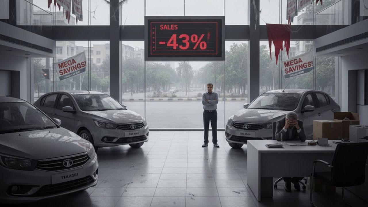 Tata Motors च्या ‘या’ Car वरून ग्राहकांचा विश्वास उडाला! नोव्हेंबर 2025 मध्ये थेट 43 टक्क्यांनी विक्री घसरली