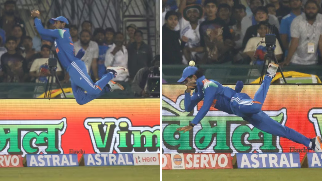 IND vs SA: Tilak Verma चा अफलातून हवेत उडून कॅच, वाचवल्या 5 धावा; मार्क्रमही झाला थक्क, Video Viral