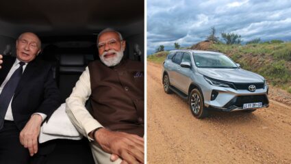 Range Rover नाही तर ‘या’ SUV मधून PM Modi आणि Putin यांचा प्रवास, कारला VIP नंबर प्लेट देखील नाही