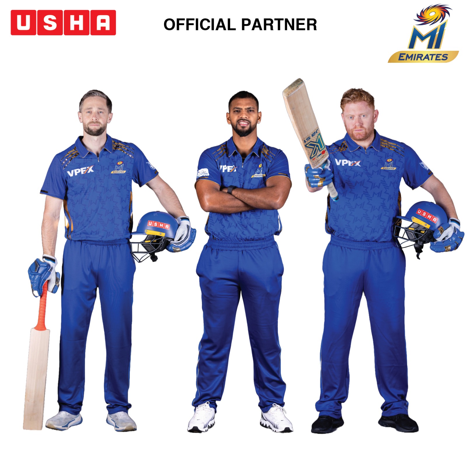 Usha-MI Emirates Partnership: ग्लोबल क्रिकेटमध्ये उषाची दणदणीत एन्ट्री! एमआय एमिरेट्ससोबतची भागीदारी २०२६ पर्यंत कायम