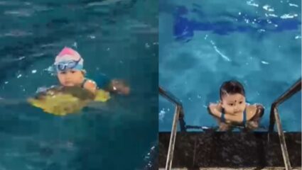 अवघी 9 महिन्यांची चिमुकली पाण्यात ढकललं अन्… रत्नागिरीच्या चिमुकलीची ‘इंडियन बुक ऑफ रेकॉर्ड’मध्ये नोंद